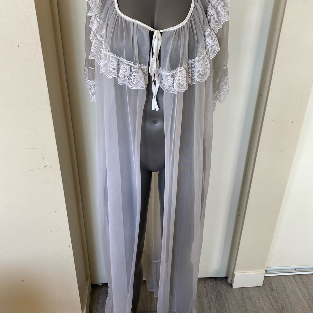 Vintage Lace Sheer Nightgown